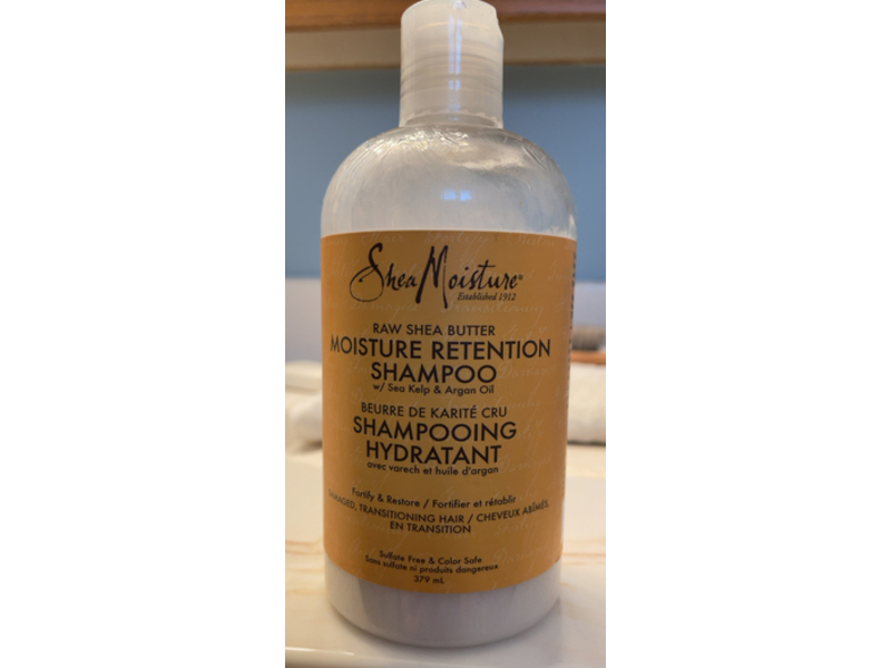SheaMoisture Moisture Retention Shampoo, Sea Kelp & Argan Oil, 379 mL