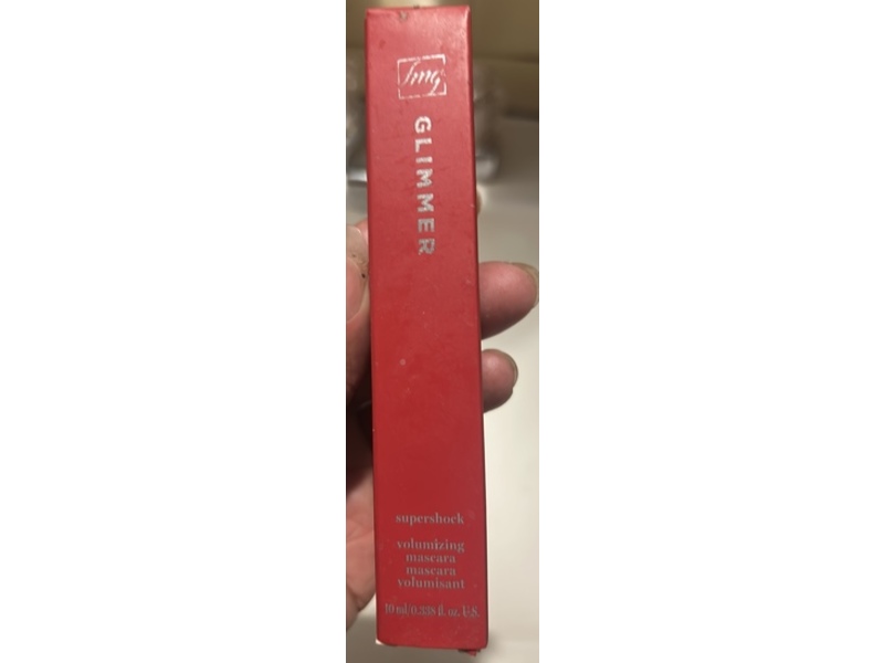 Avon fmg Glimmer Supershock Volumizing Mascara, Black, 0.338 fl oz/10 mL