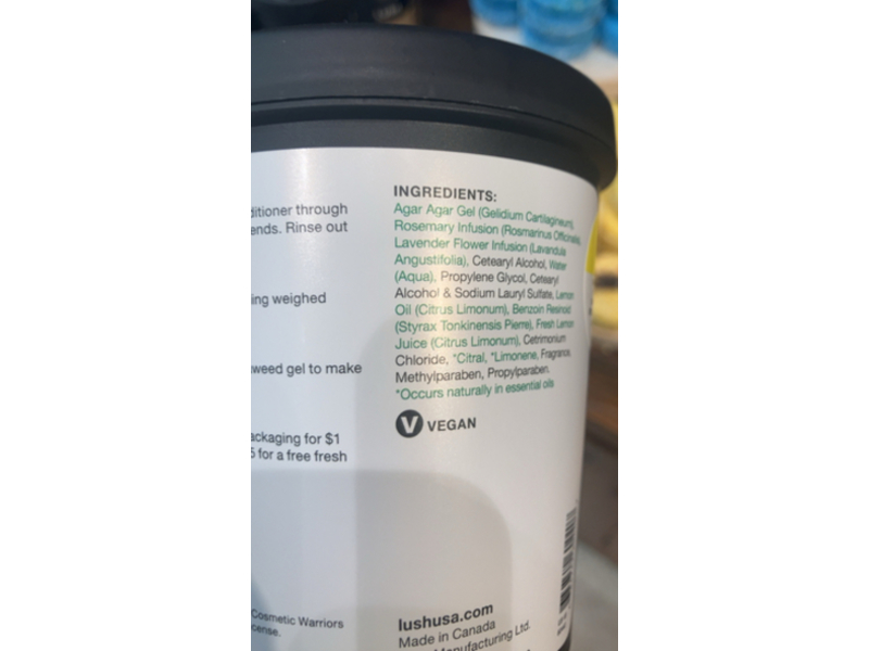 Lush Veganese Conditioner, 15.8 oz/450 g