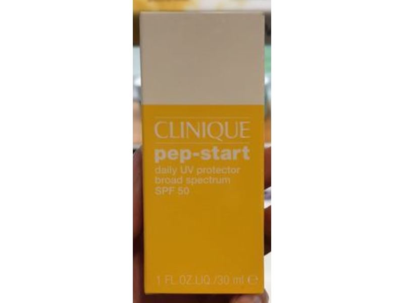 Clinique Pep-Start Daily Uv Protector Broad Spectrum, SPF 50, 1 fl oz/ 30 mL