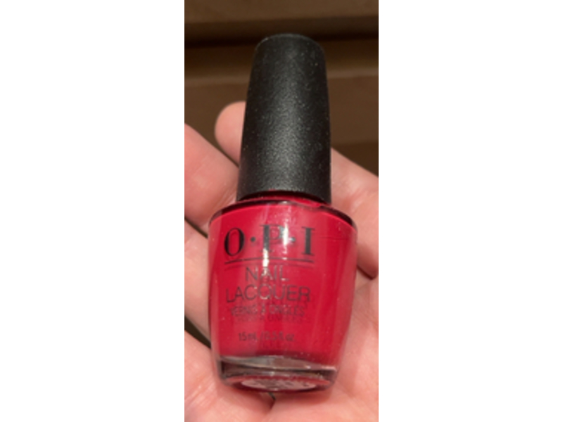 O.P.I Nail Lacquer, OPI Red, 0.5 fl oz/15 mL