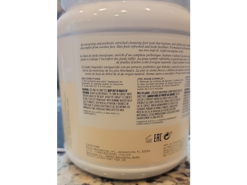 CND Pro Skincare Mineral Bath Feet, 54 oz/1.53 Kg