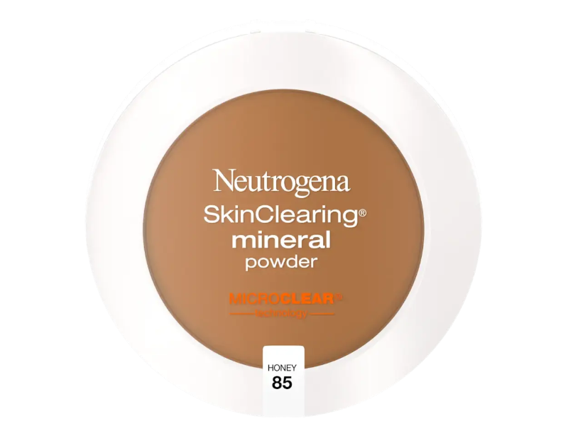 Neutrogena Skin Clearing Mineral Powder, Honey 85, 0.38 oz/ 11 g