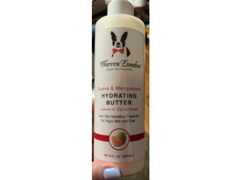 Warren London Hydrating Butter Leave In Pet Conditioner, Guava & Mangosteen, 8 fl oz/240 mL