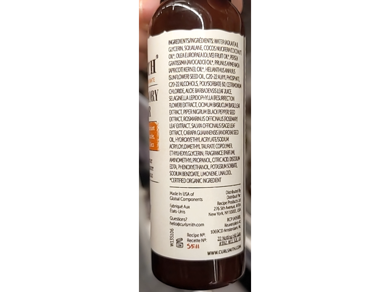 Curlsmith Moisture Memory Reactivator Reviving Spray, 2 fl oz/59 mL