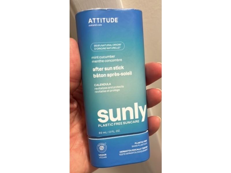 Attitude After The Sun Stick, Mint & Cucumber, 2 oz/60 mL