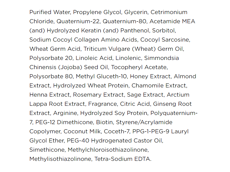 Influance It's Natural Coconut Milk Leave In Conditioner, 8 fl oz