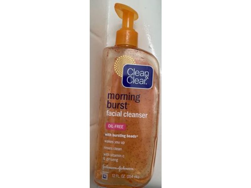 Clean & Clear Morning Burst Facial Cleanser, Oil-Free, 12 fl. oz/354 mL