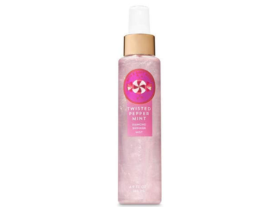 Bath & Body Shimmer Mist, Twisted Pepper Mint, 4.9 fl oz/145 mL