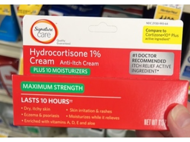 Signature Care Anti-Itch Cream, 1 oz/28 g