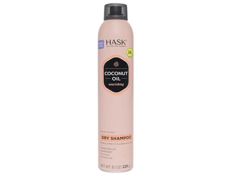 Hask Hair And Skin Kindness Nourishing Dry Shampoo, Coconut Oil, 8.1 oz/229 g