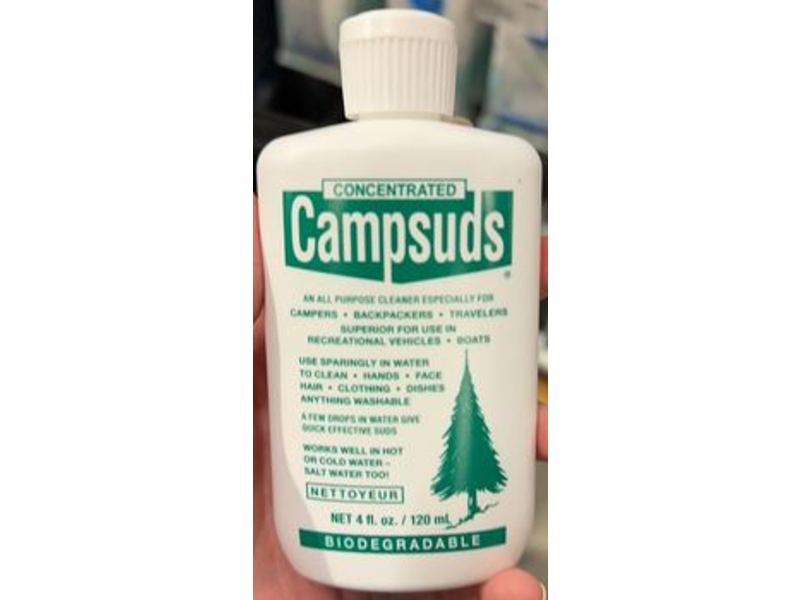 Campsuds An All Purpose Cleaner, Concentrated, 4 fl oz/120 mL, Pack Of 3