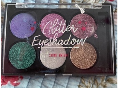 Tjm Shine Bright Glitter Eyeshadow Palette, 6 g