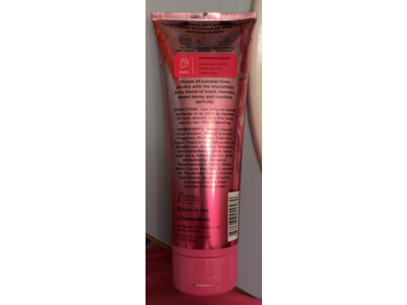 Scent Theory Fragrance Body Cream, Wild Black Cherry, 8 oz/226 g