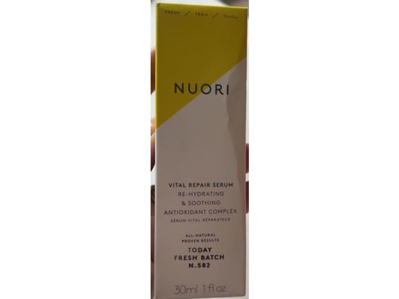 Nuori Vital Repair Serum, Re-Hydrating & Soothing Antioxidant Complex, 1 fl oz/30 mL