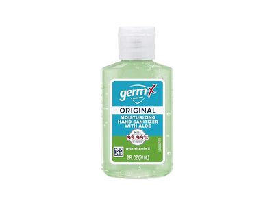 Germ-X Original Moisturizing Hand Sanitizer, Aloe & Vitamin E, 2 fl oz/59 mL, Pack Of 24