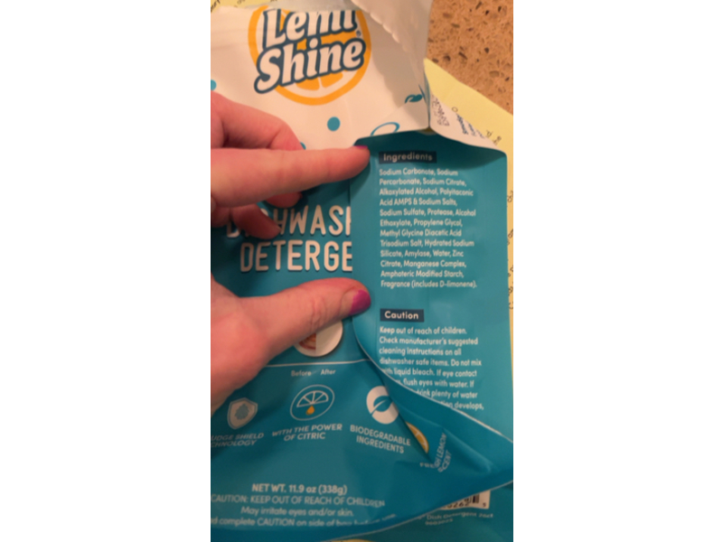 Lemi Shine Dishwashing Detergent Pacs, 11.9 oz/338 g, 26 Count