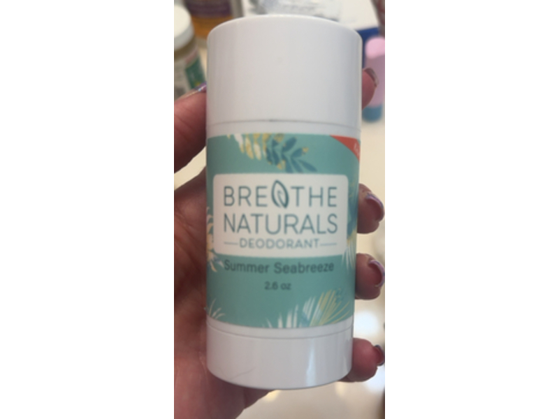 Breathe Naturals Deodorant, Summer Seabreeze, 2.6 oz