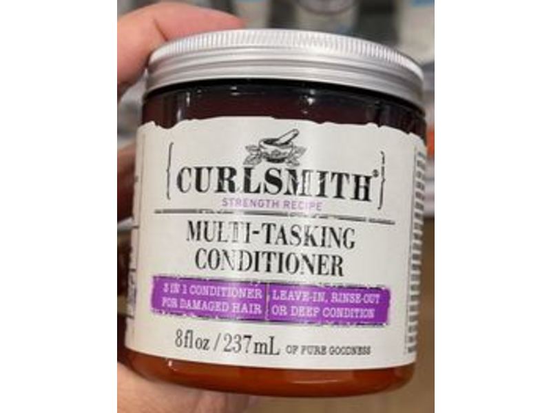 Curlsmith Multi-Tasking Conditioner, 3 in 1 Conditioner, 8 fl oz / 237 ml