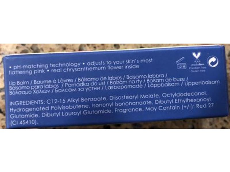 Winky Lux Lip Stain, Flower Balm, Blue Flower, 0.13 oz/3.6 g