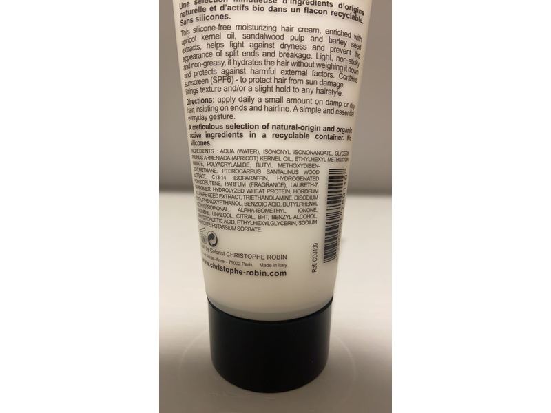 Christophe Robin Daily Hair Cream, Sandalwood, 100 mL