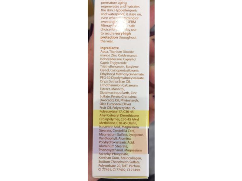 Coverderm Filteray Face Anti-Aging Sea & City Sunscreen, SPF 60, 50 mL