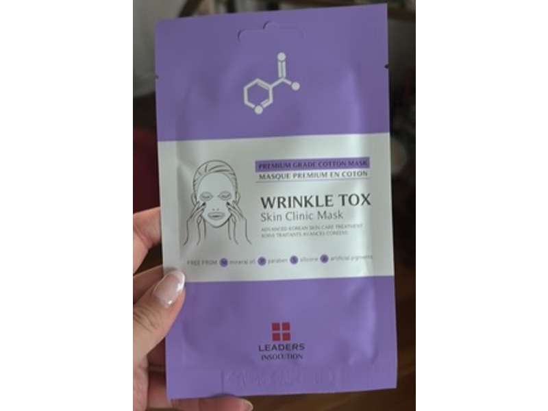 Leaders Wrinkle Tox Skin Clinic Mask, 0.84 fl oz/25 mL