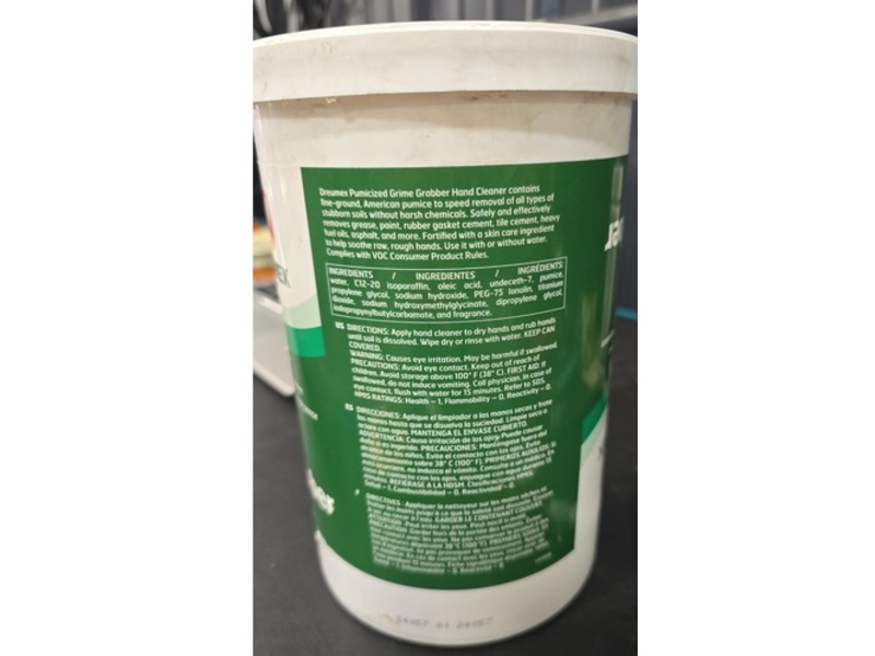 Dreumex Pumicized Grime Grabber Hand Cleaner,