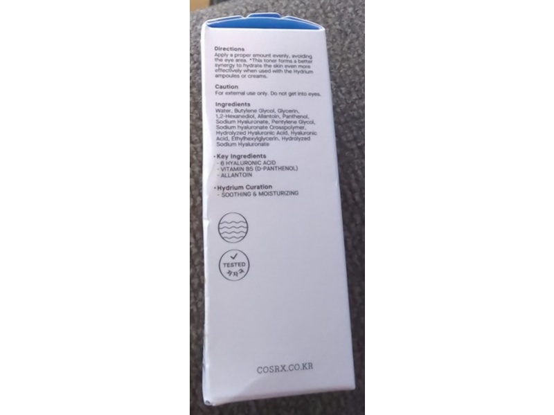 Cosrx Hydrium Watery Toner, 1.69 fl oz/50 mL