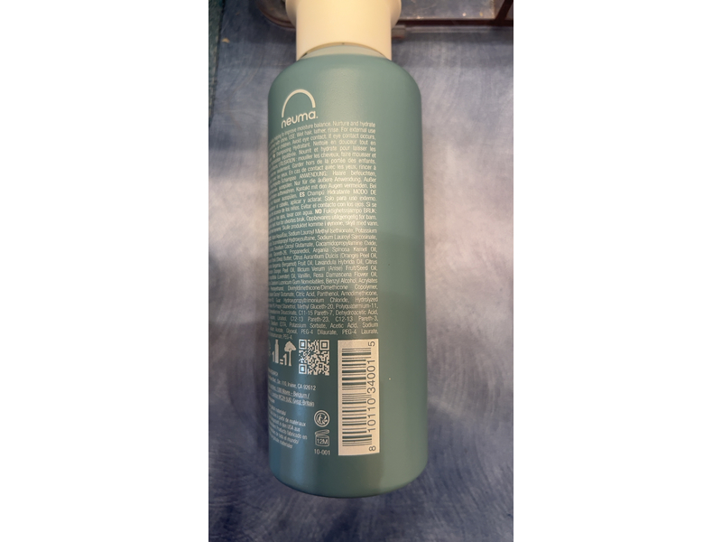 Neuma Neu Moisture Shampoo, Shea Butter & Argan Oil, 8.5 fl oz/250 mL