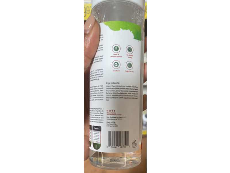 Made For Locs Flaxseed Styling Mousse, 7 fl oz/210 mL