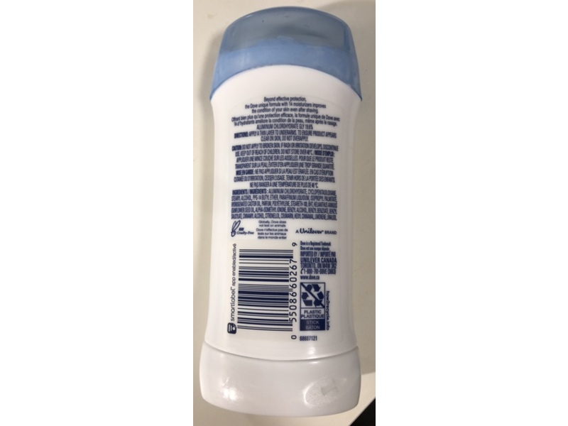 Dove Antiperspirant Powder, 74 g