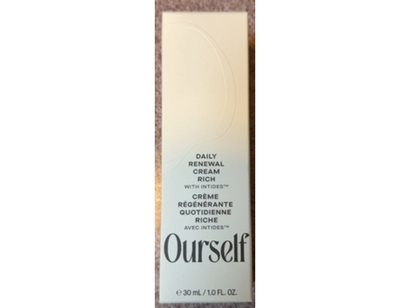 Ourself Daily Renewal Cream Rich, Intides, 1.0 fl oz/30 mL