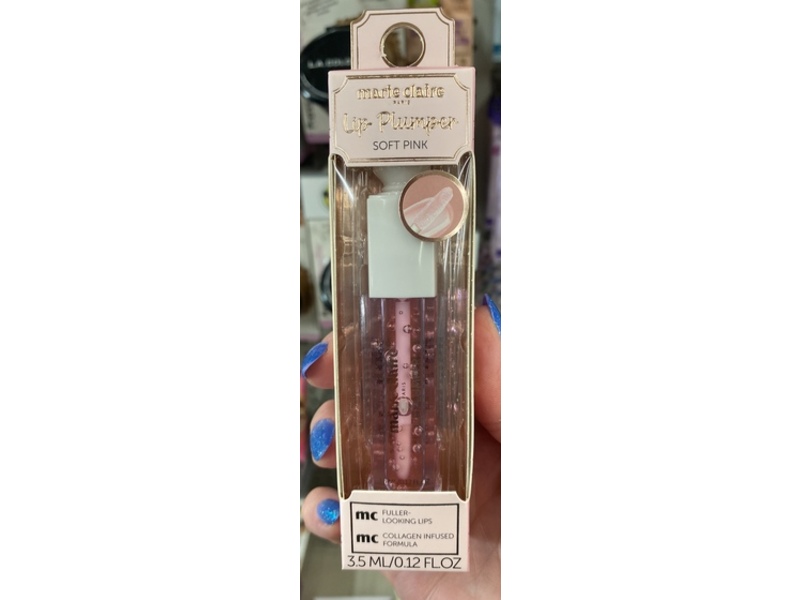 Marie Claire Paris Lip Plumber, Soft Pink, 0.12 fl oz/3.5 mL