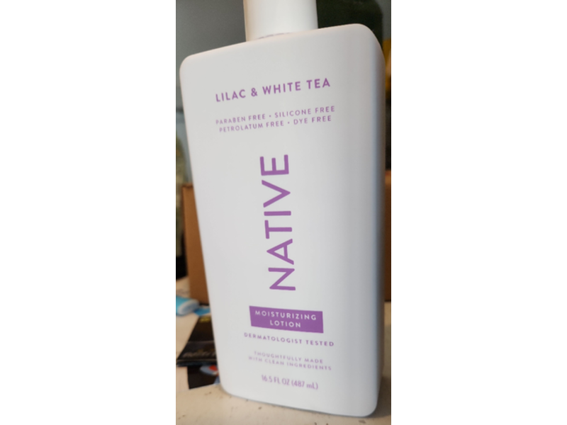 Native Moisturizing Lotion, Lilac & White Tea, 16.5 fl oz/487 mL