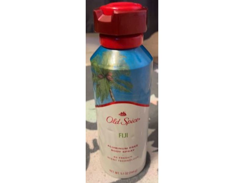 Old Spice Aluminum Free Body Spray, Fiji, 5.1 oz/144 g
