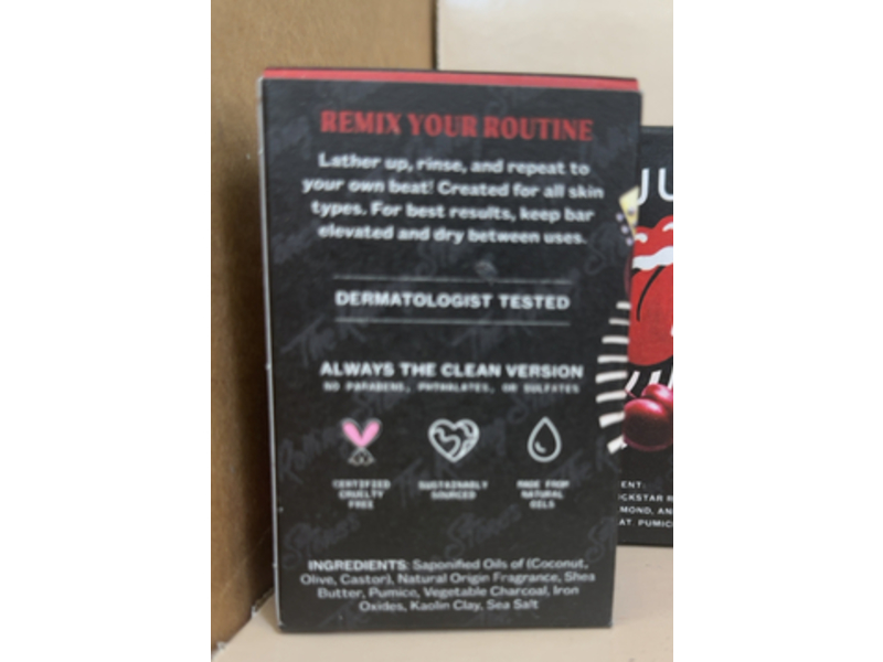 Dr Squatch Brand Jukebox Natural Body Soap, Paint It + Black Cherry, 4.5 oz/127 g