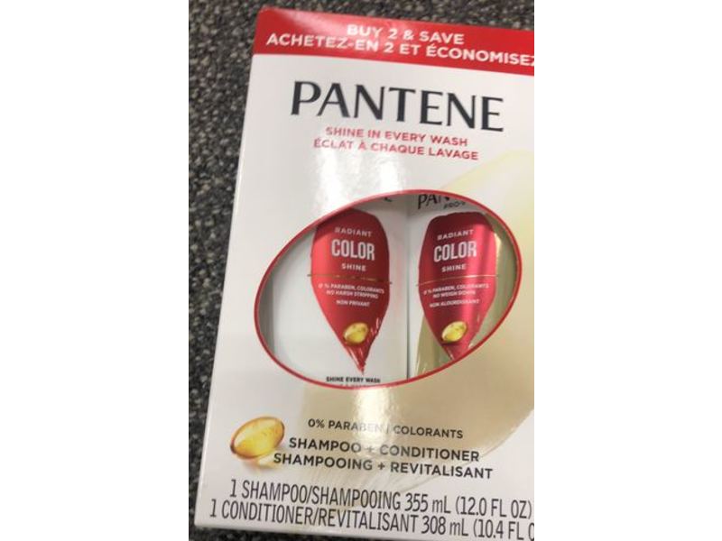 Pantene Radiant Color Shine Shampoo & Conditioner Set
