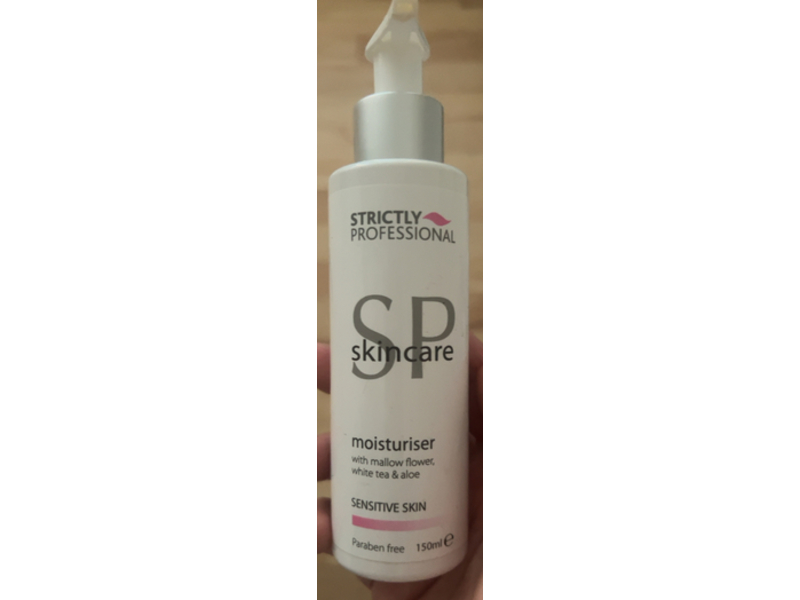 Strictly Professional Sp Skin Care Moisturiser, Sensitive Skin, Mallow Flower, White Tea & Aloe, 150 mL