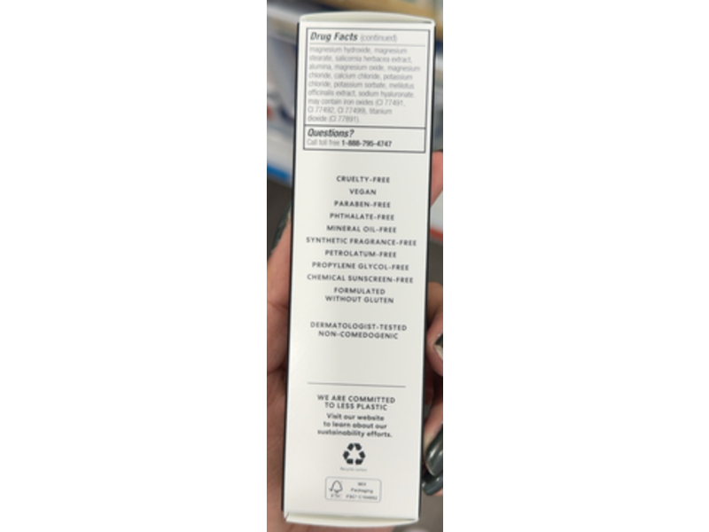 bareMinerals Complexion Rescue Tinted Moisturizer, SPF 30, Dune 7.5, 1.18 fl oz/35 mL