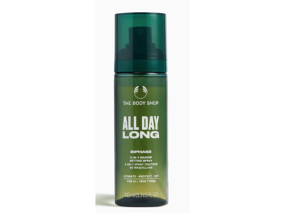 The Body Shop Biphase 3 In 1 Makeup Setting Spray, 3.3 fl oz/100 mL