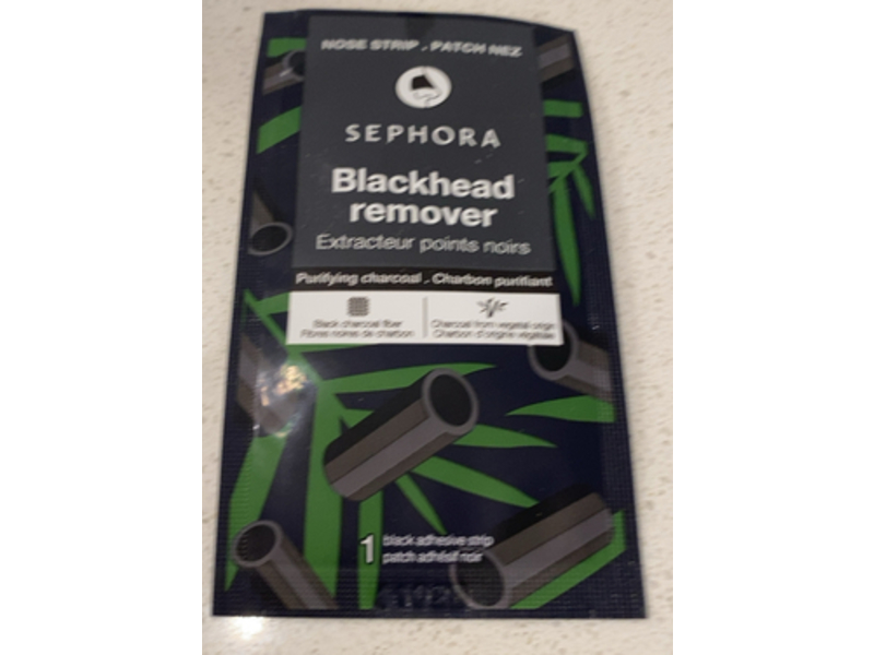Sephora Blackhead Remover Nose Strip, Purifying Charcoal, 1 Count