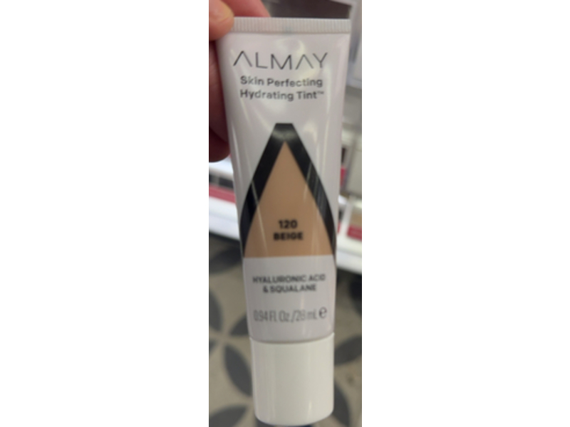 Almay Skin Perfecting Hydrating Tint Foundation, 120 Beige, 0.94 fl oz/28 mL