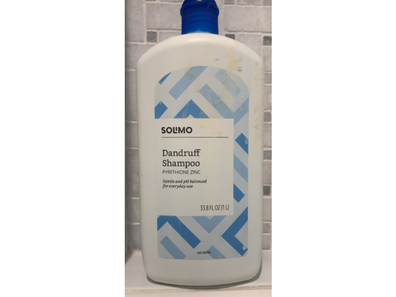 Solimo Dandruff Shampoo, Pyrithione Zinc,33.8 fl oz/1 L