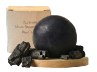 Natural Care UltraFoaming All In One Shampoo Bar, Black Charcoal, 120 g - thumbnail 1