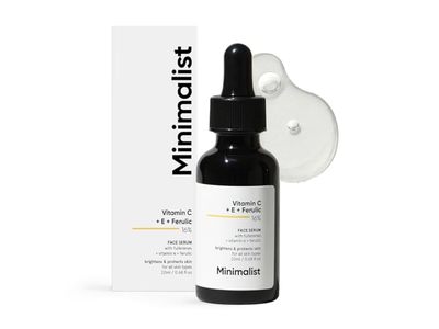 Minimalist Face Serum, Vitamin C + E + Ferulic Acid 16%, 0.68 fl oz/20 mL