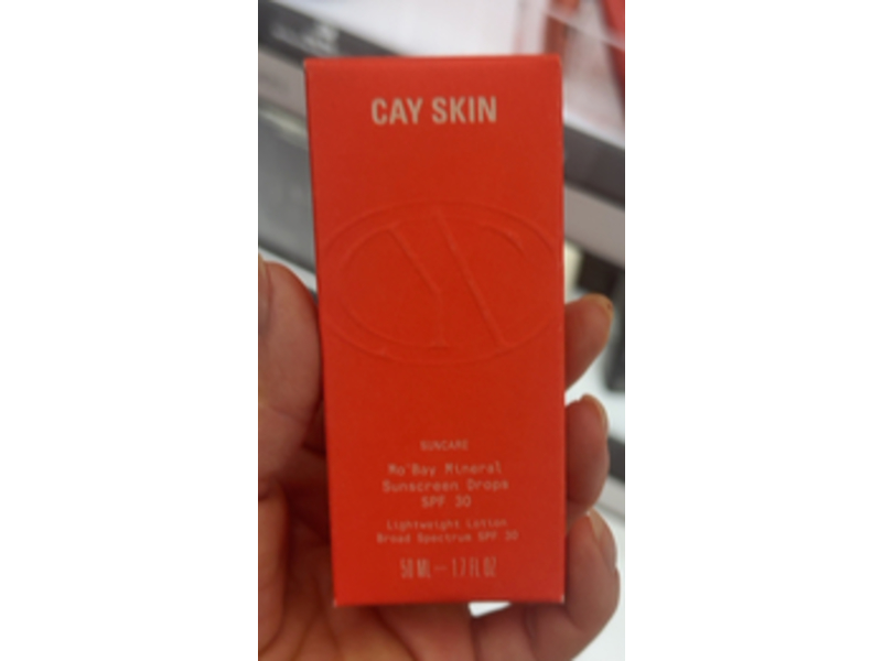 Cay Skin Mo Bay Mineral Sunscreen Drops, SPF 30, 1.7 fl oz/50 mL