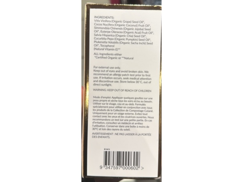 Eco by Sonya Driver Glory Face & Body Oil, 3.38 fl oz/100 mL