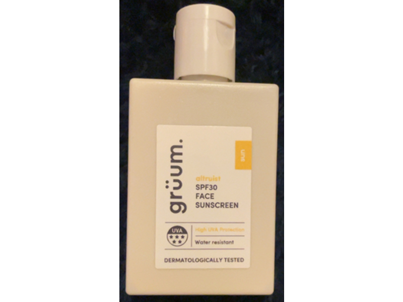 Gruum Face Sunscreen, SPF 30, 50 mL