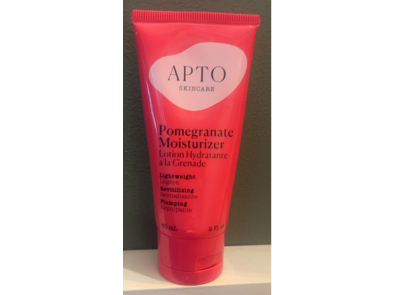Apto Skincare Pomegranate Moisturizer Lotion, 2 fl oz/60 mL